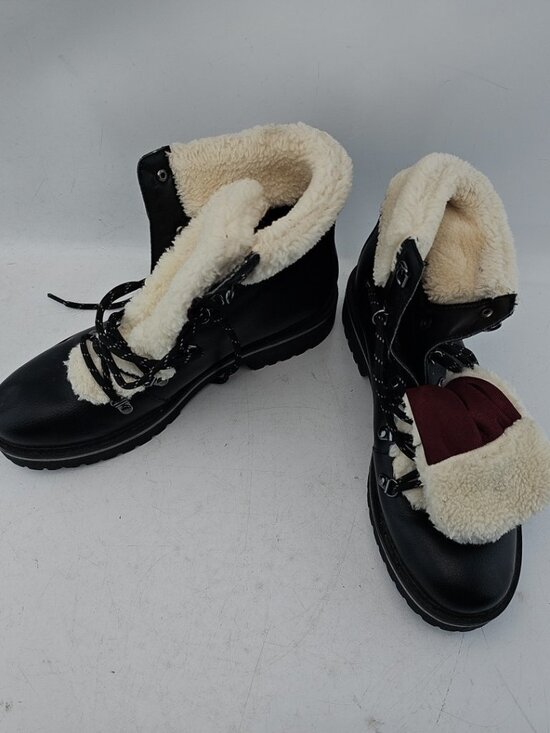 Tommy Hilfiger Mens 9.5 Winter Boots Black Faux Fur main image 8